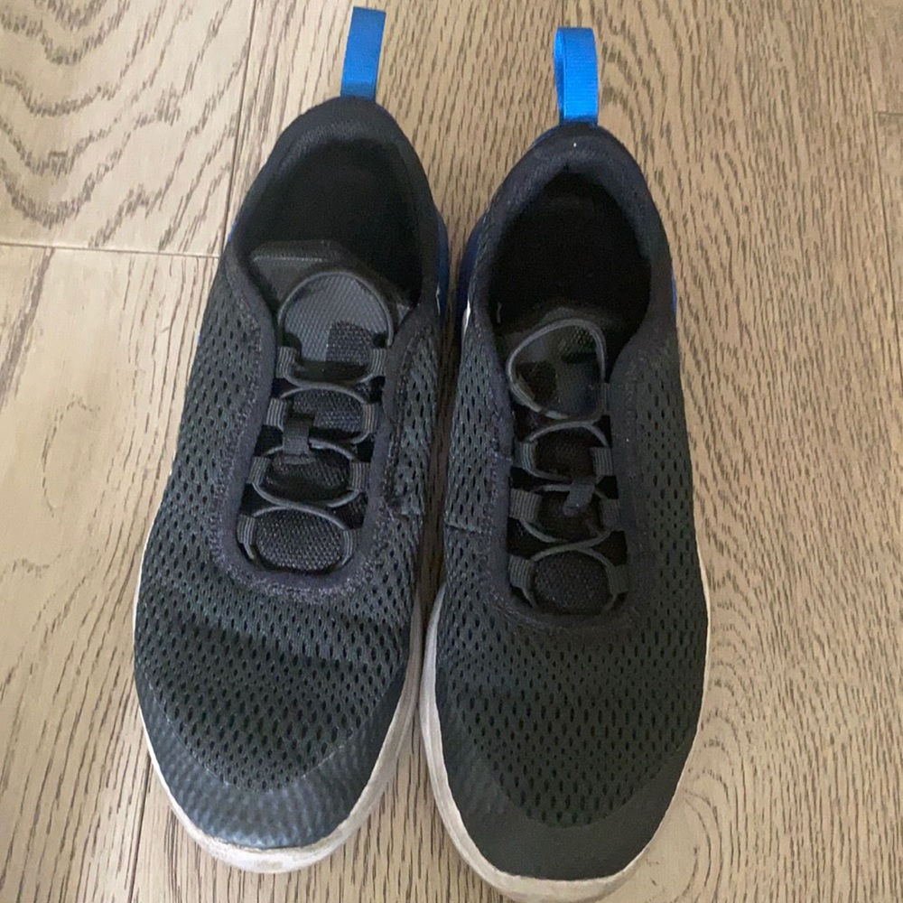 We’ll worn Nike Air boy shoes